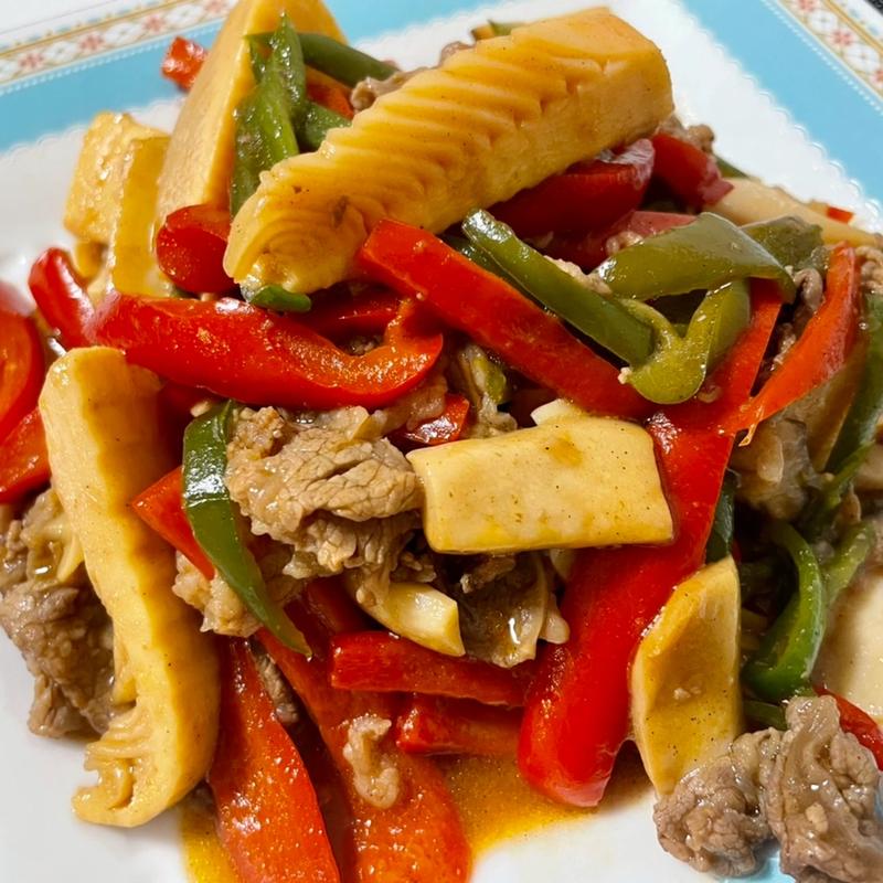 Beef and Bell Pepper Stir-Fry with Oyster Sauce