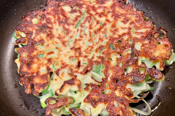 Japanese Green Onion Pancake