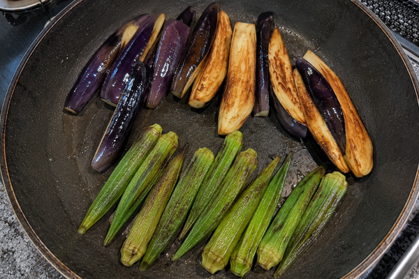 薑汁醃茄子秋葵