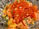 Garlic Salmon Poke with Pickled Radish