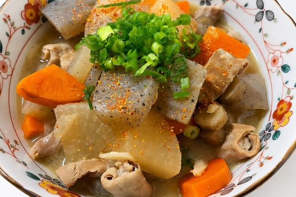 Japanese Miso Simmered Pork Offal