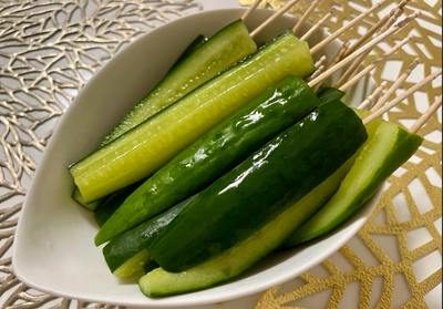 일본 축제 오이 절임