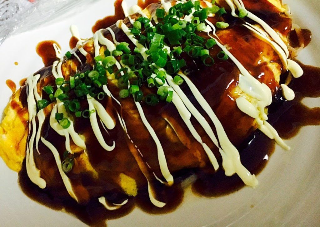 Tonpeiyaki with Bean Sprouts & Cabbage