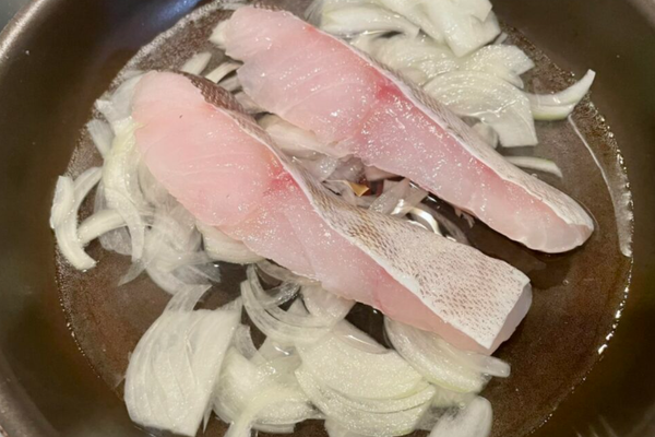 Chinese Steamed White Fish with Fresh Aromatics