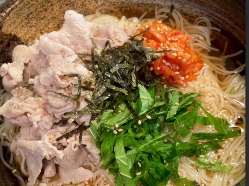 Beat the Heat with Pork & Kimchi Somen