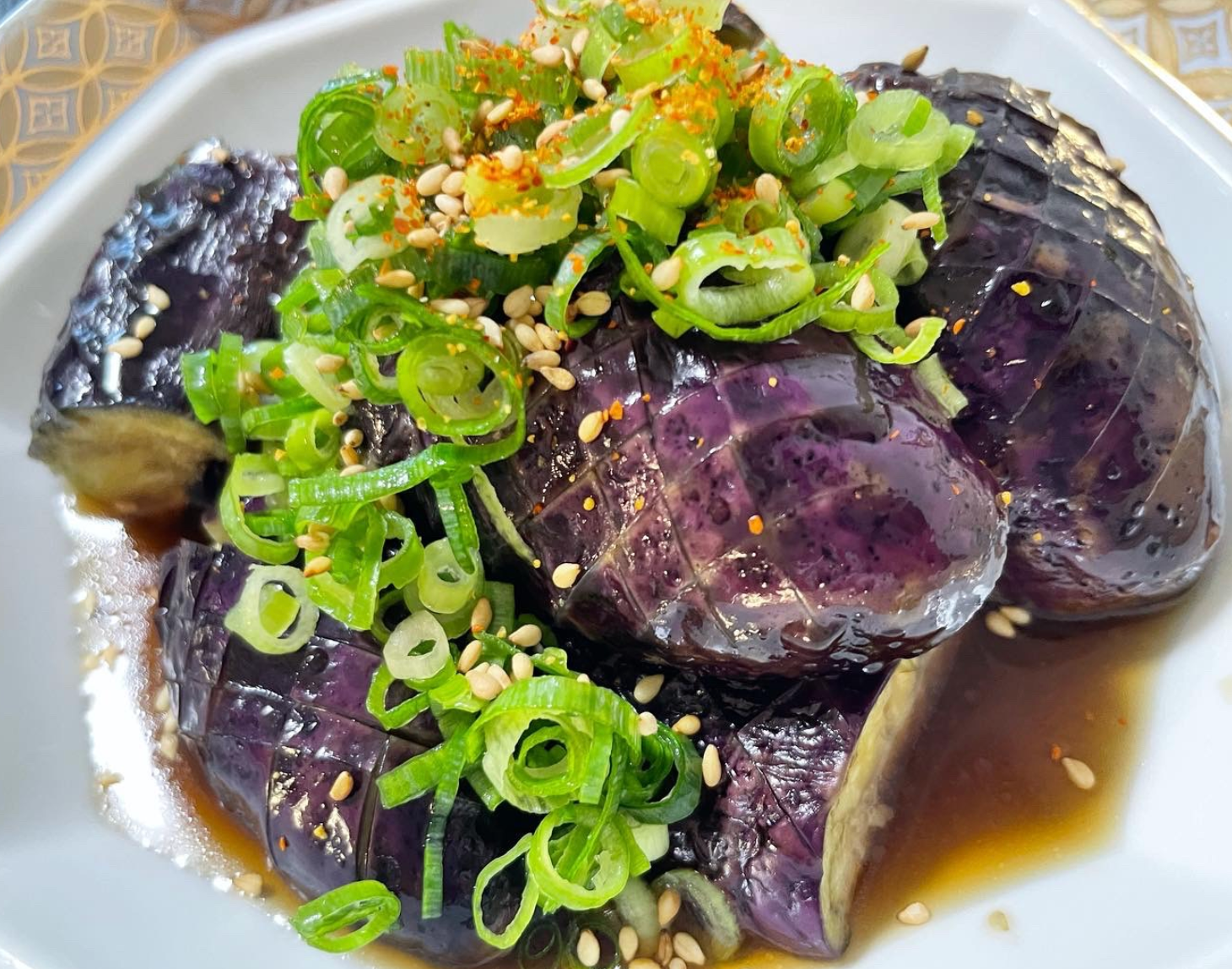 姜香日式浸汁茄子