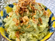 Creamy Avocado Potato Salad with Pickled Daikon