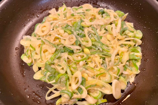 Japanese Green Onion Pancake