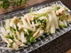 Chicken Tenderloin, Daikon and Mizuna Salad