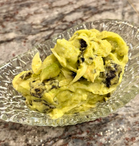 Creamy Japanese Onion and Avocado Dip