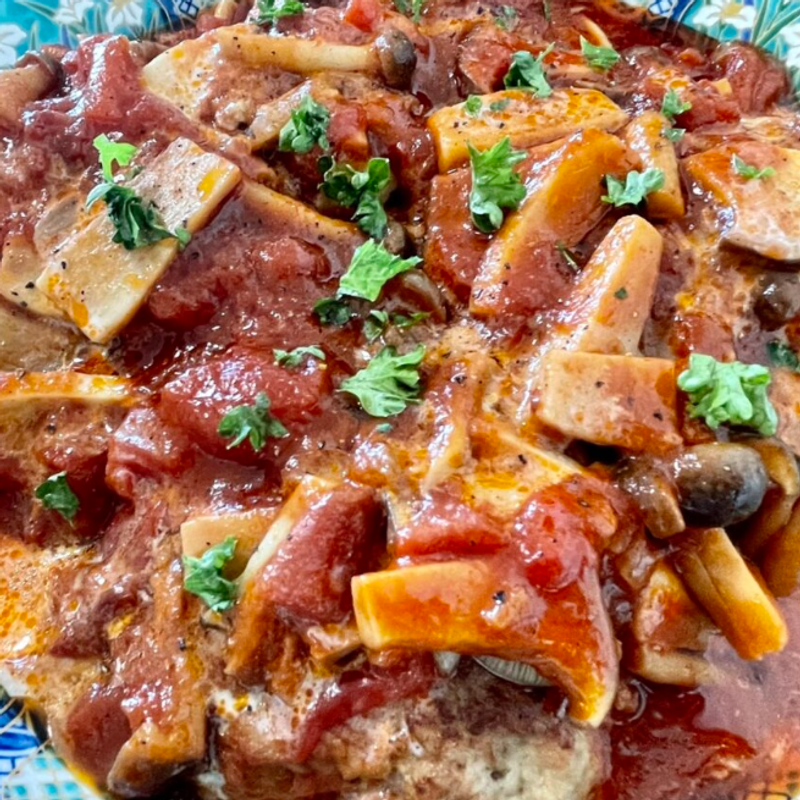 Tomato Braised Hamburg Steak