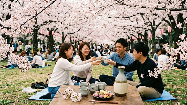 The Complete Guide to Sake and Hanami: Cherry Blossom Season Drinking