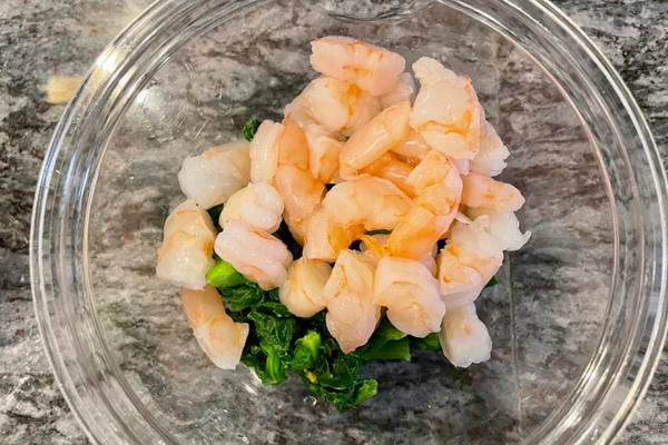 Rapeseed Blossoms and Shrimp