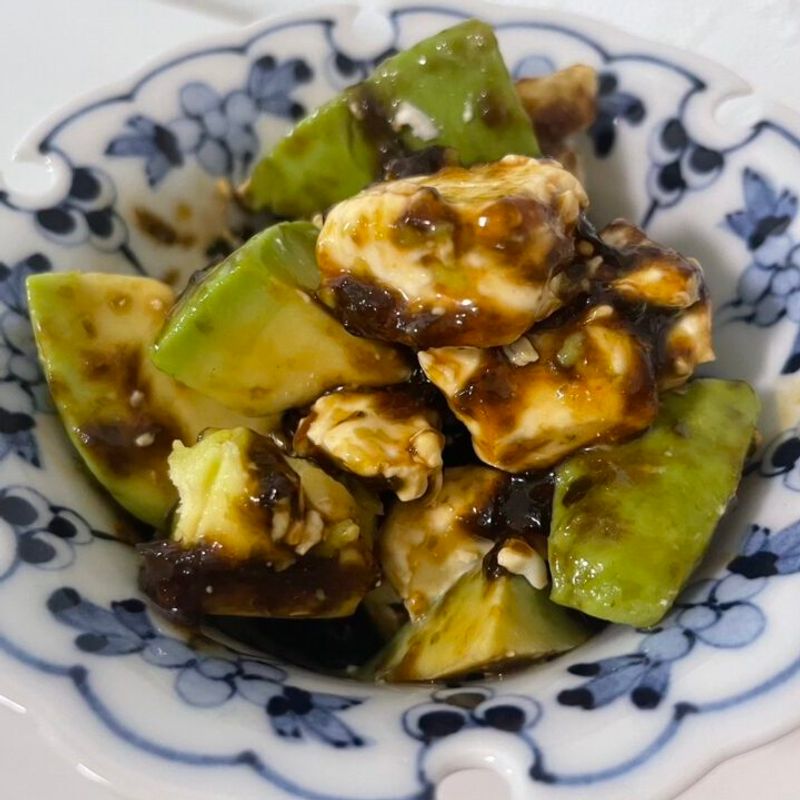 Rich and Delicious! Avocado and Cream Cheese with Nori Tsukudani