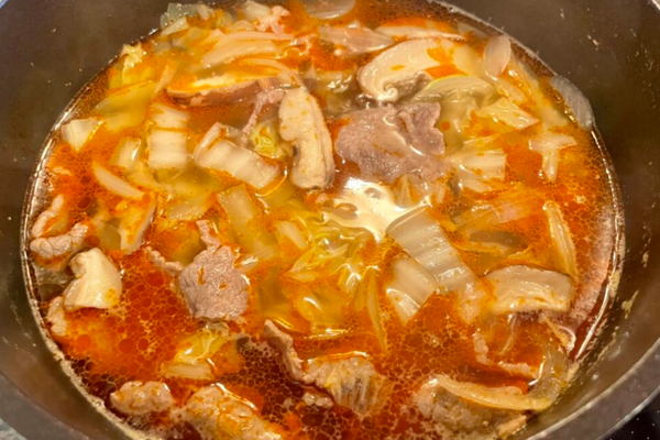 Korean Spicy Beef Soup
