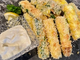 Crispy Zucchini Fritters with Mascarpone Dip