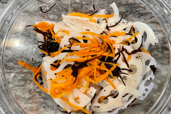 Deli Style Lotus Root and Hijiki Sesame Mayo Salad