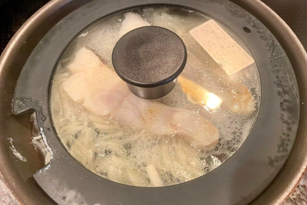 Chinese Steamed White Fish with Fresh Aromatics