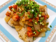 Pan Fried Horse Mackerel with Tomato Ginger Sauce