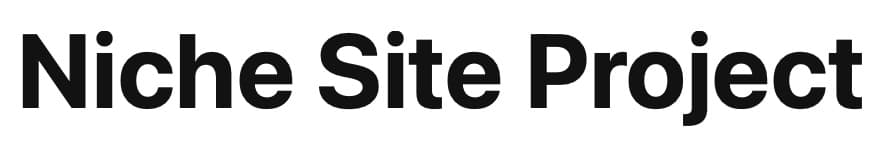 Niche Site Project