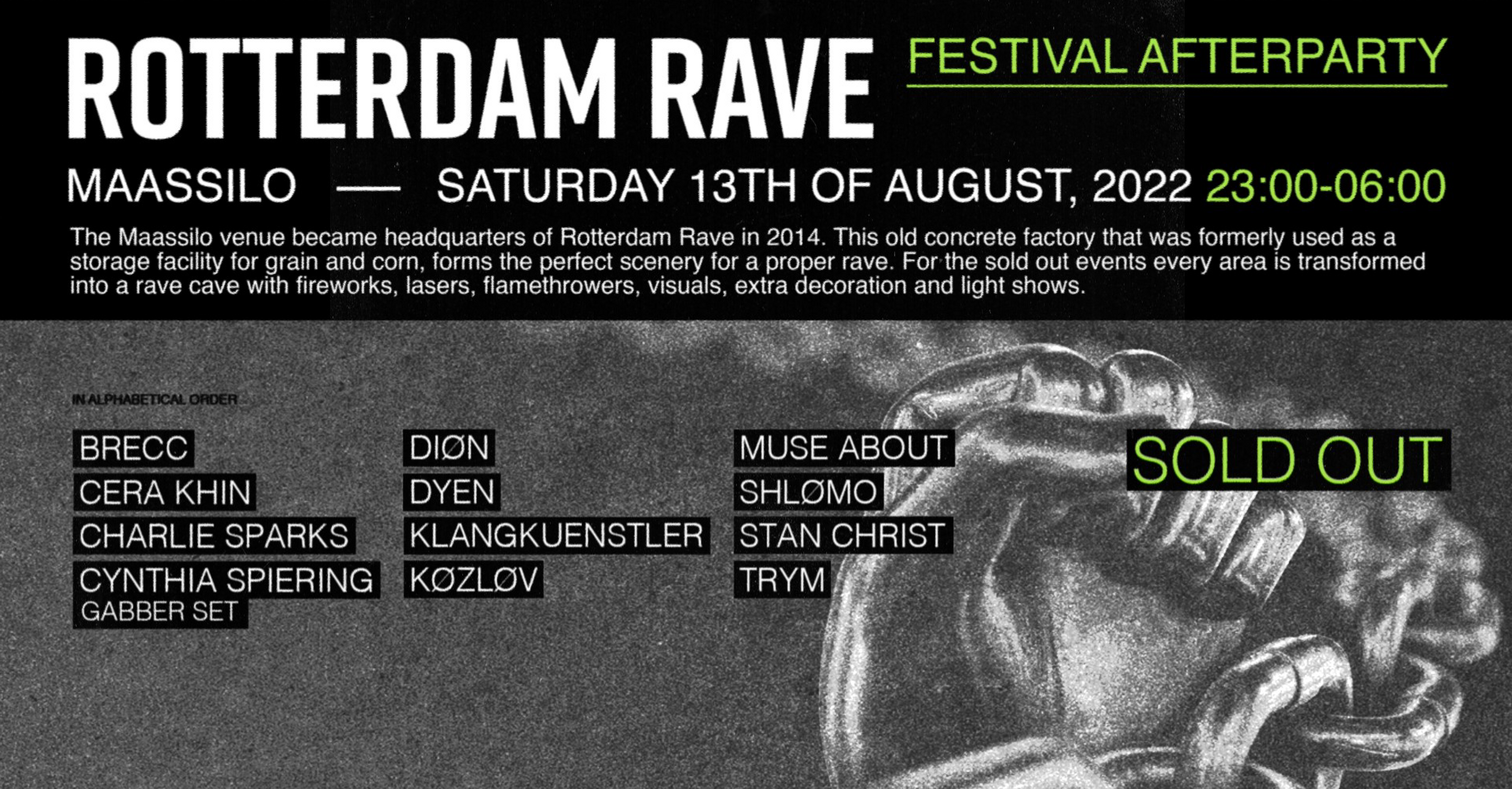 Rotterdam Rave Festival 2022 Afterparty