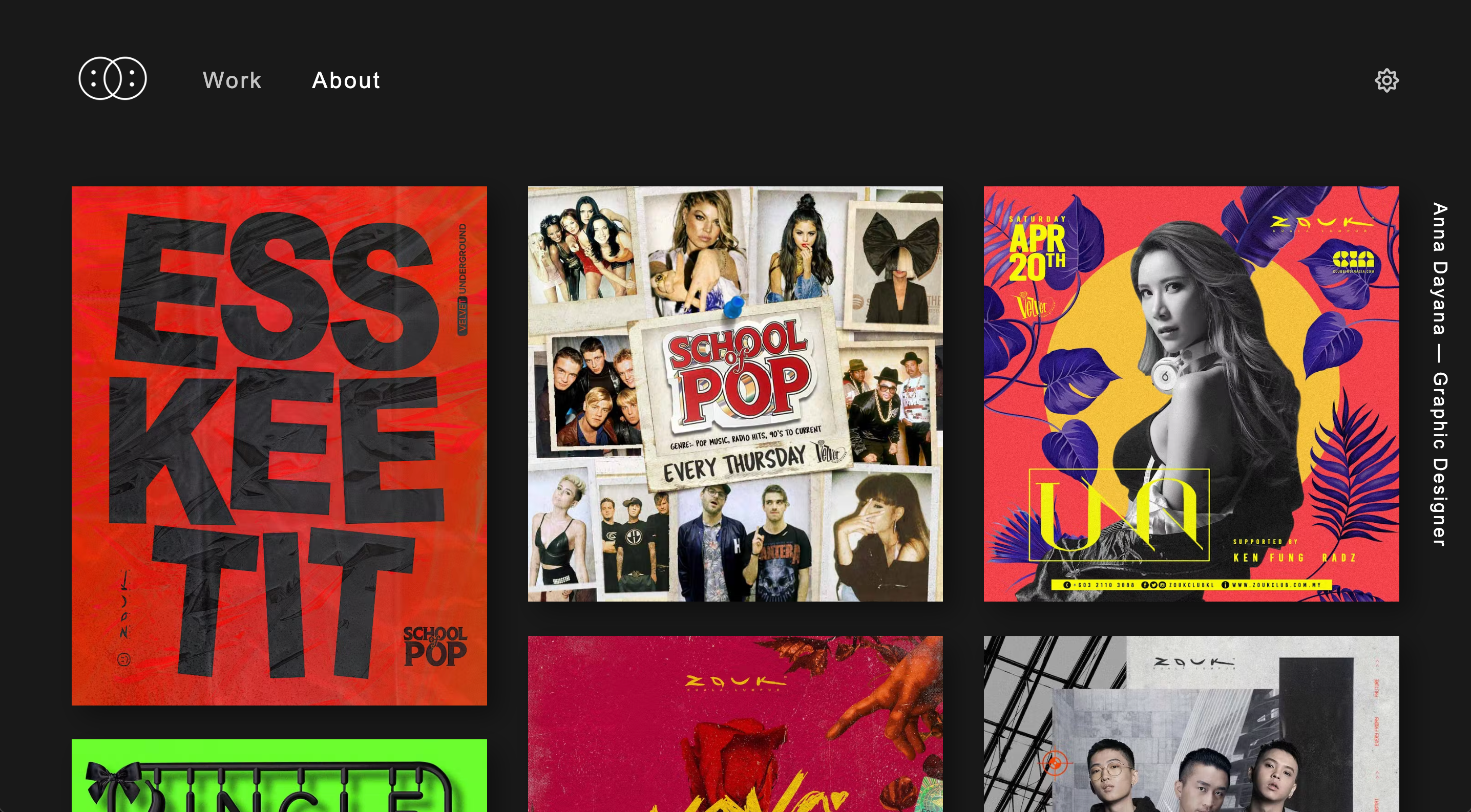 Graphic Designer Portfolio screenshot