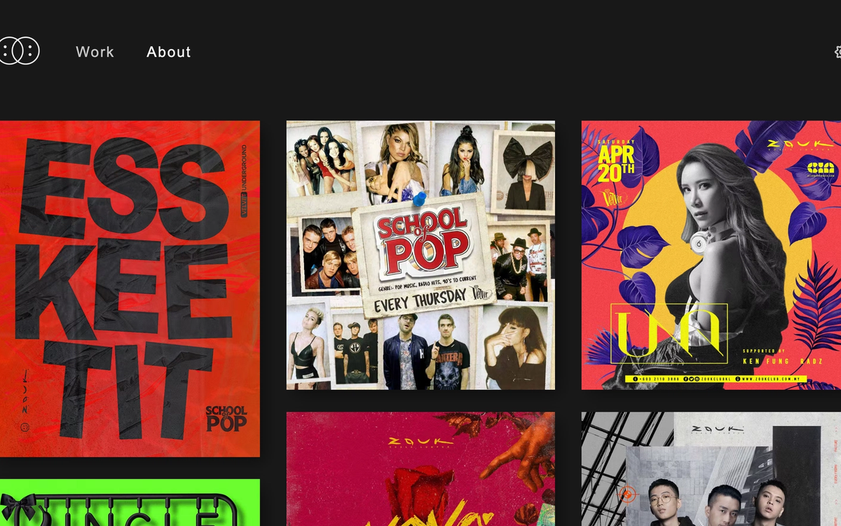 Graphic Designer Portfolio screenshot