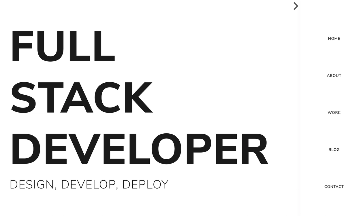 V1 Portfolio screenshot