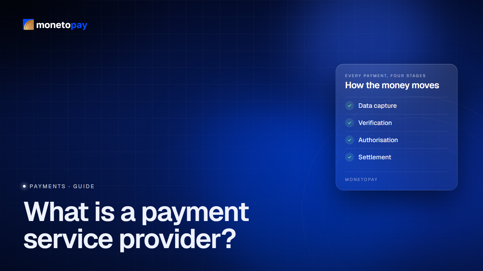What is a payment service provider: the four stages every payment passes through