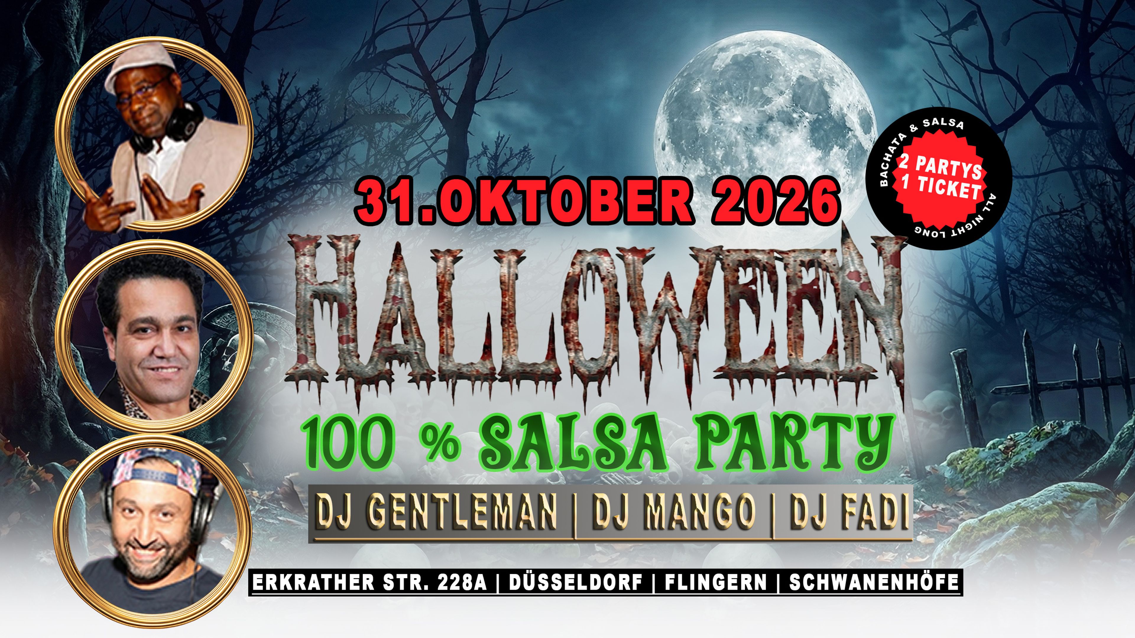 Halloween Salsa Night in Düsseldorf