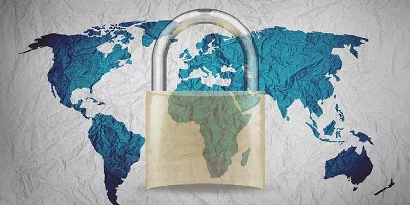 Global cybersecurity and data protection.