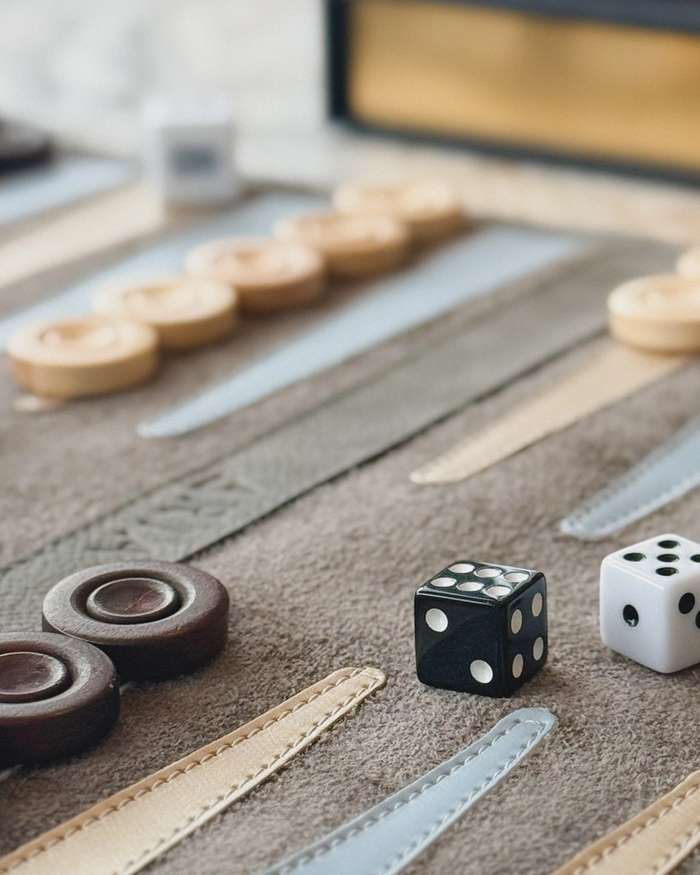 Aria's Luxury Backgammon Christmas Gift Set.