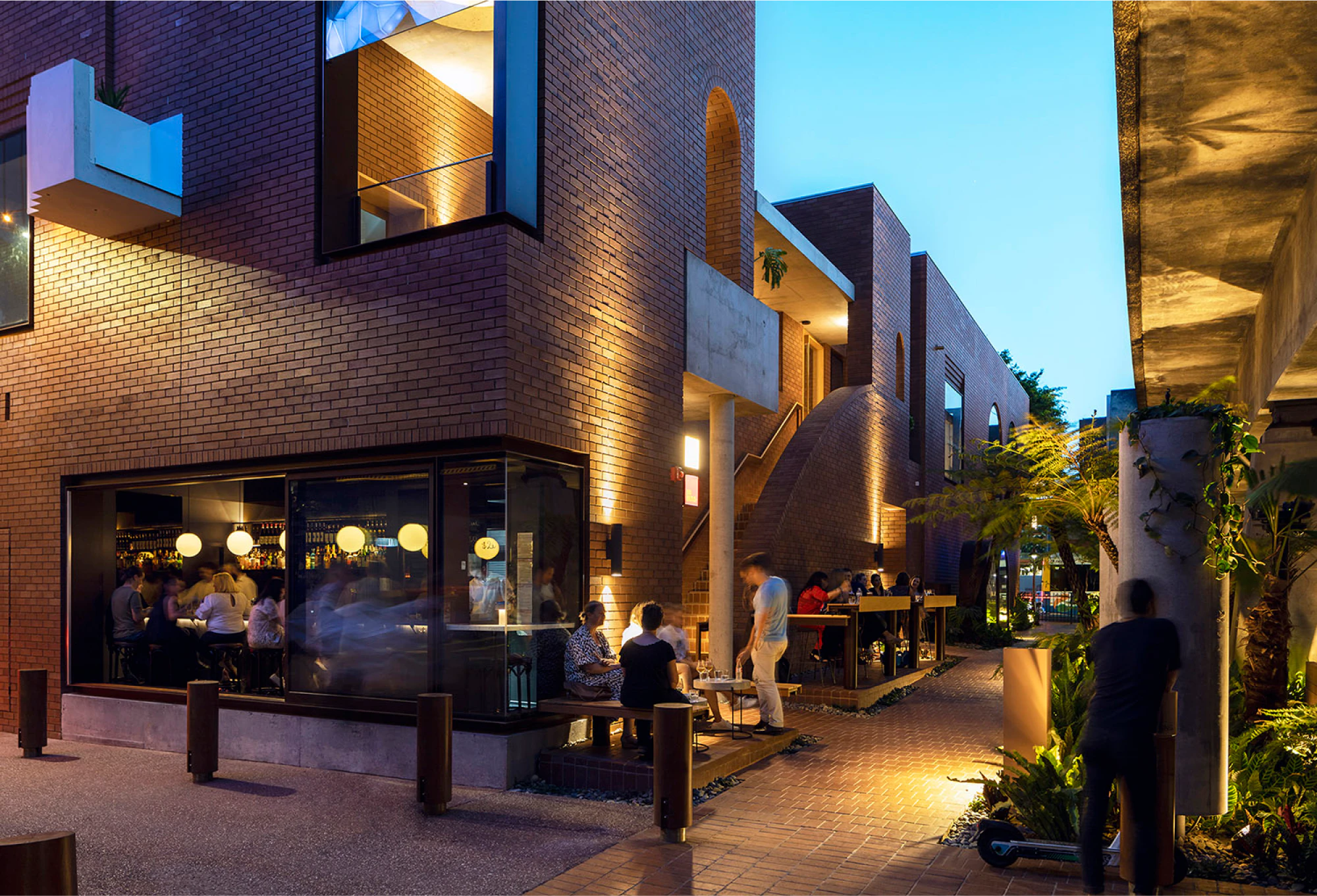 Bar Brutus, located in Fish Lane Town Square in South Brisbane.