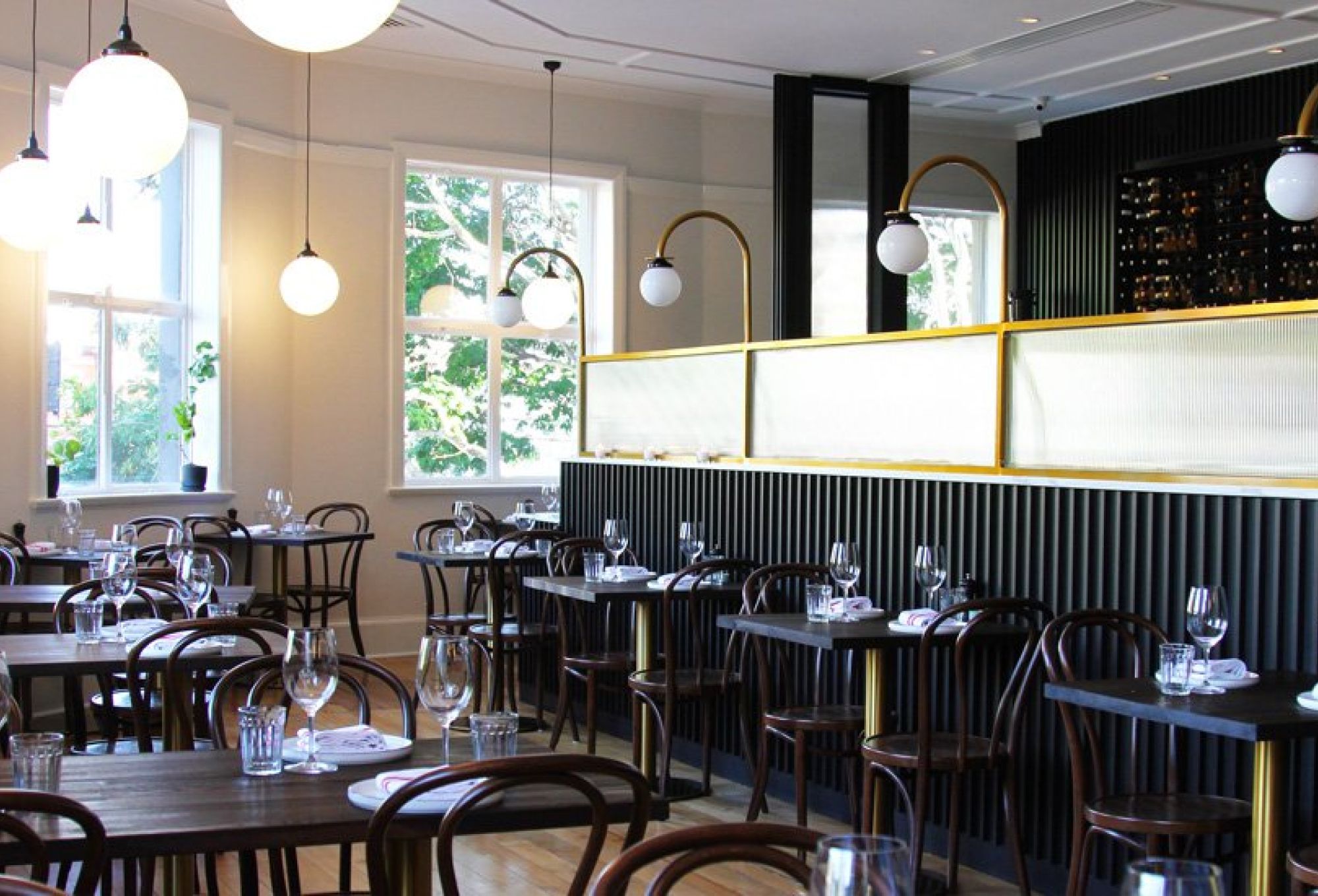 Maeve Wine Bar by Aria, located in South Brisbane.