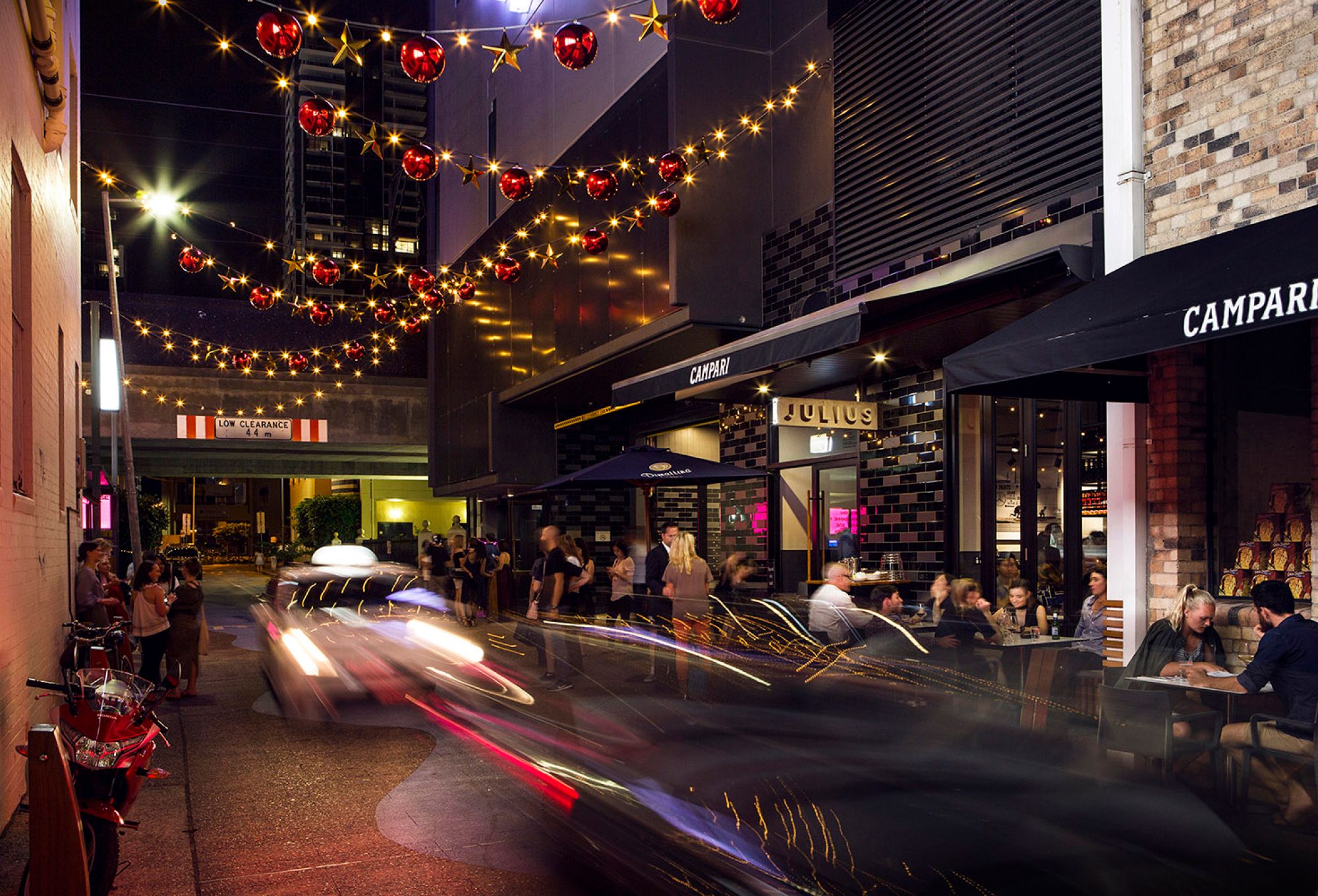 Julius Italian, Aria dining offering located in Fish Lane, South Brisbane.