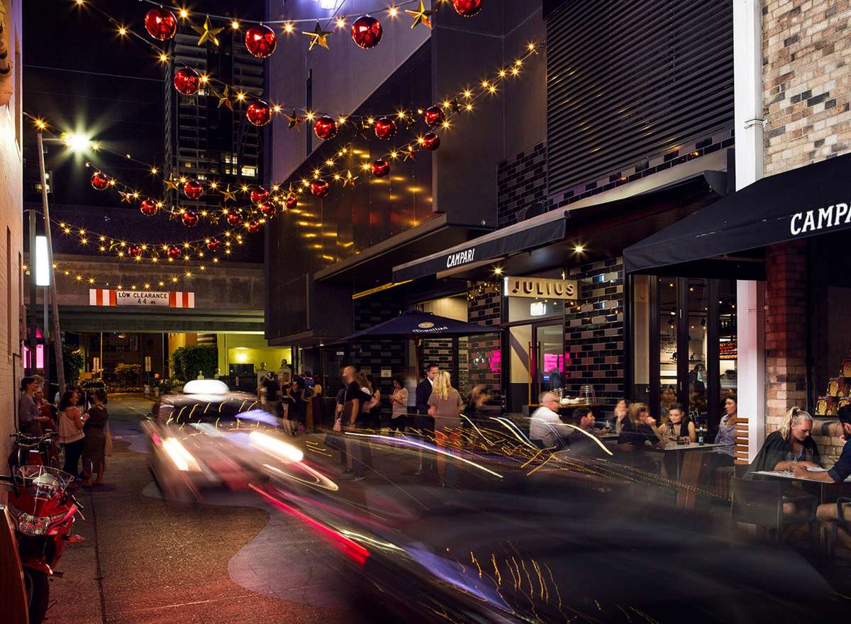 Julius Italian, Aria dining offering located in Fish Lane, South Brisbane.