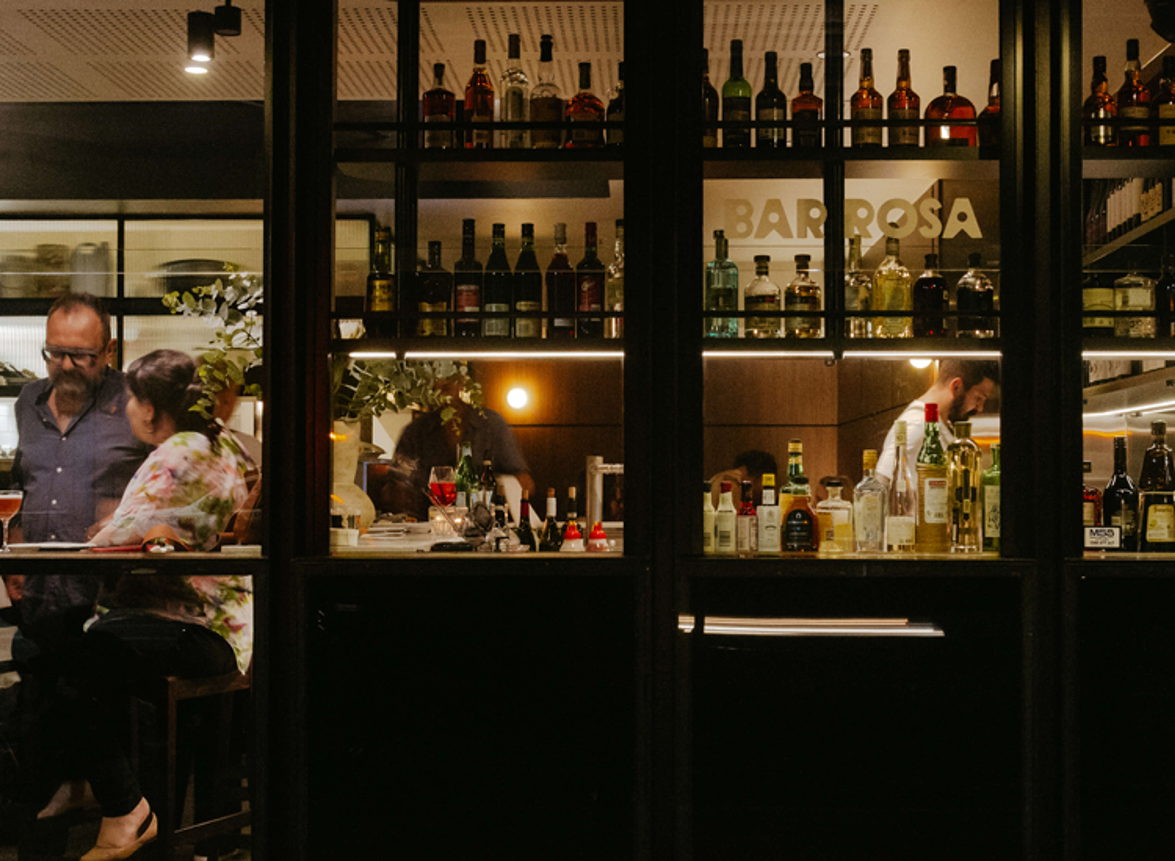 Bar Rosa, Aria dining offering located in South Brisbane.