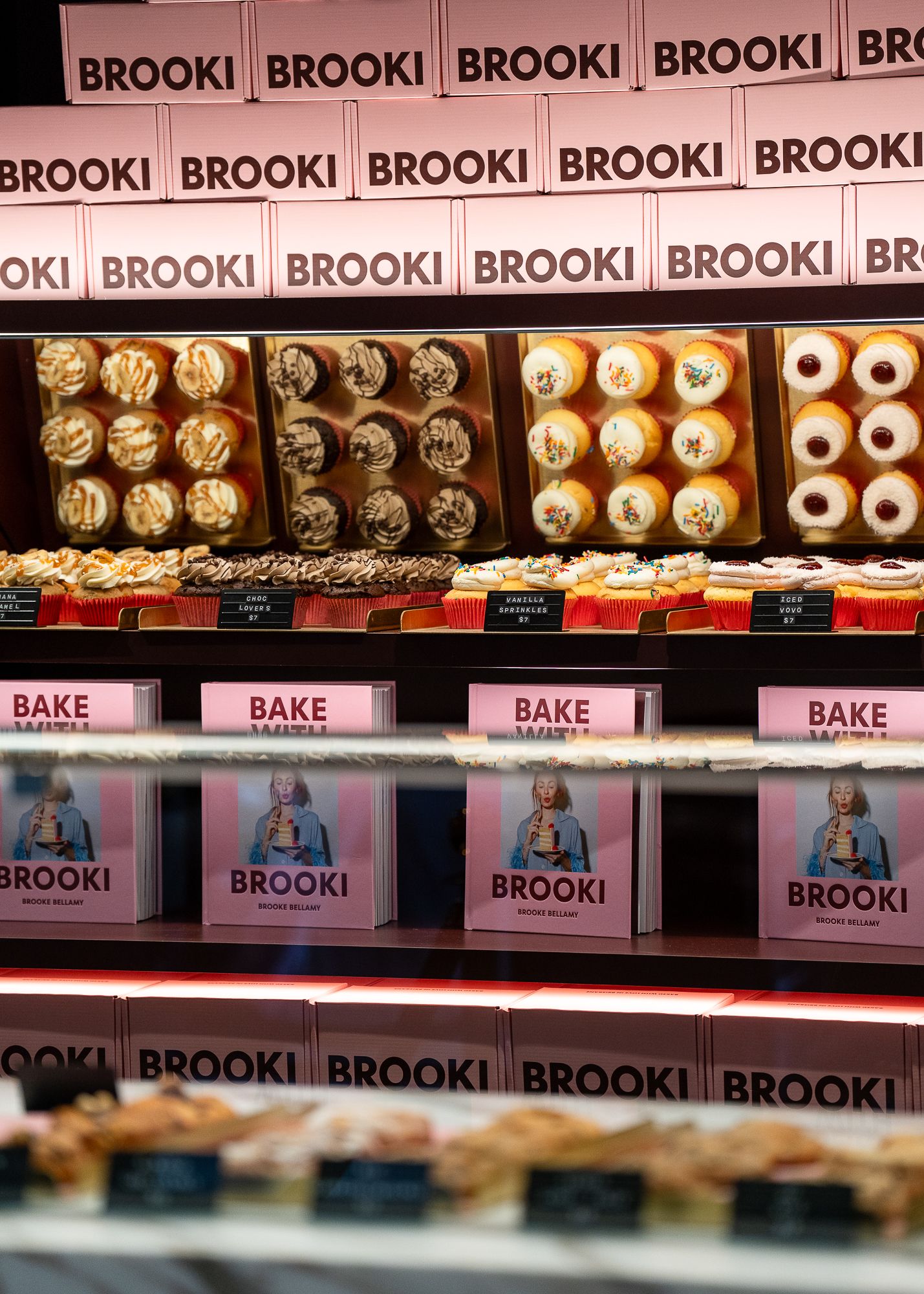 Cookie wall inside Brooki Bakehouse, South Brisbane
