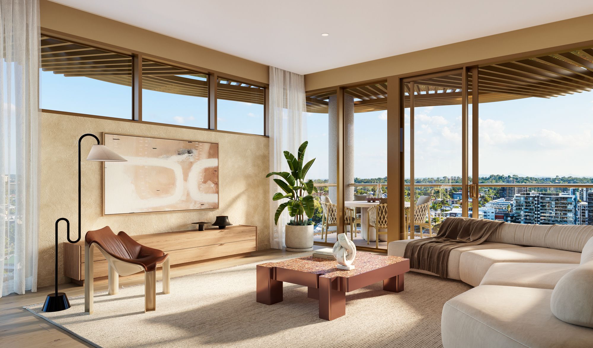 Casamia by Aria, a boutique collection of only forty-four residences over thirteen levels, featuring two, three and four bedroom homes.