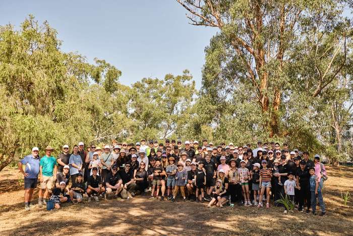 Aria Property's annual tree planting day.