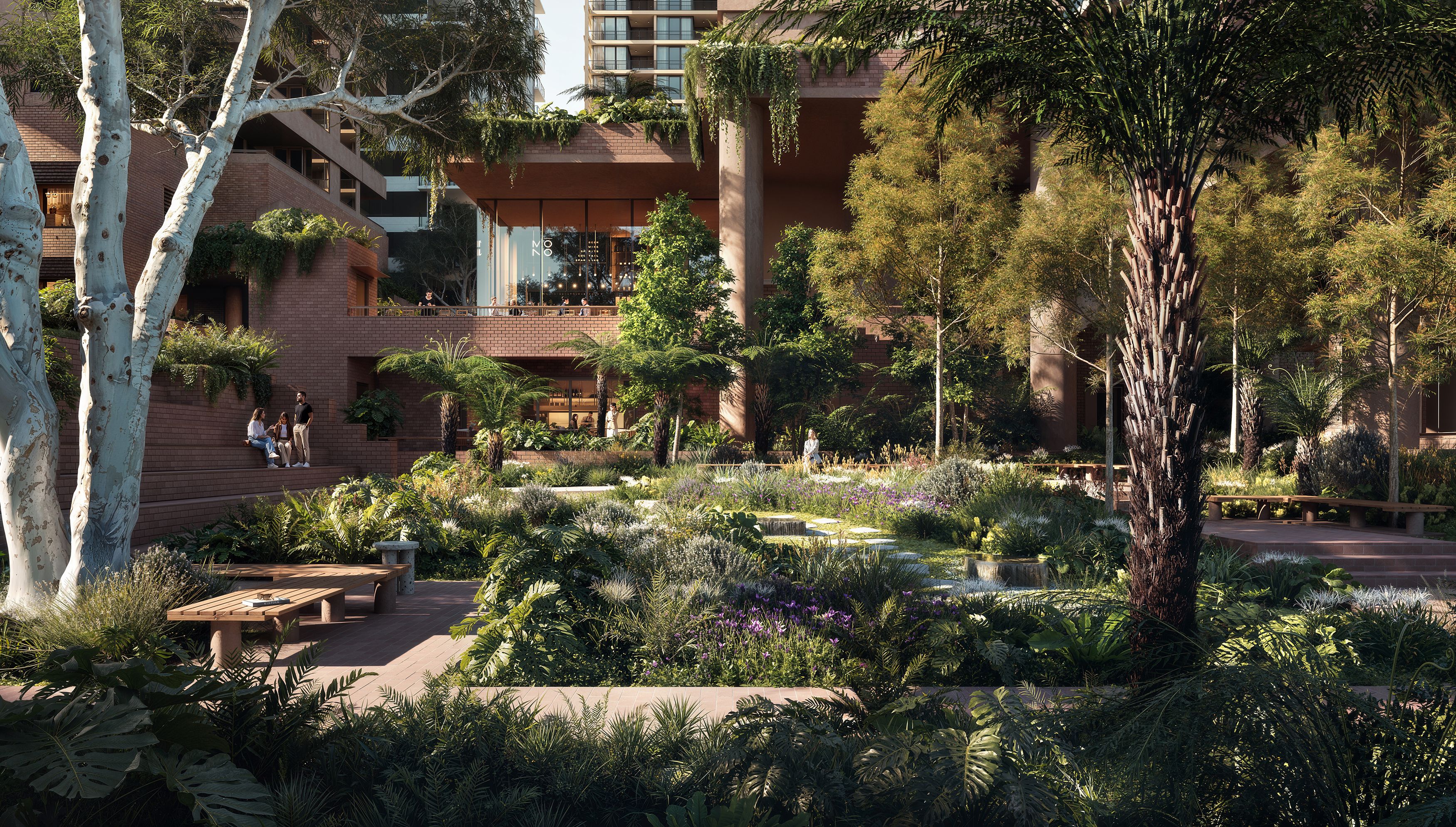 Sanctuary Park, an urban meadow at the heart of Sanctuary South Brisbane