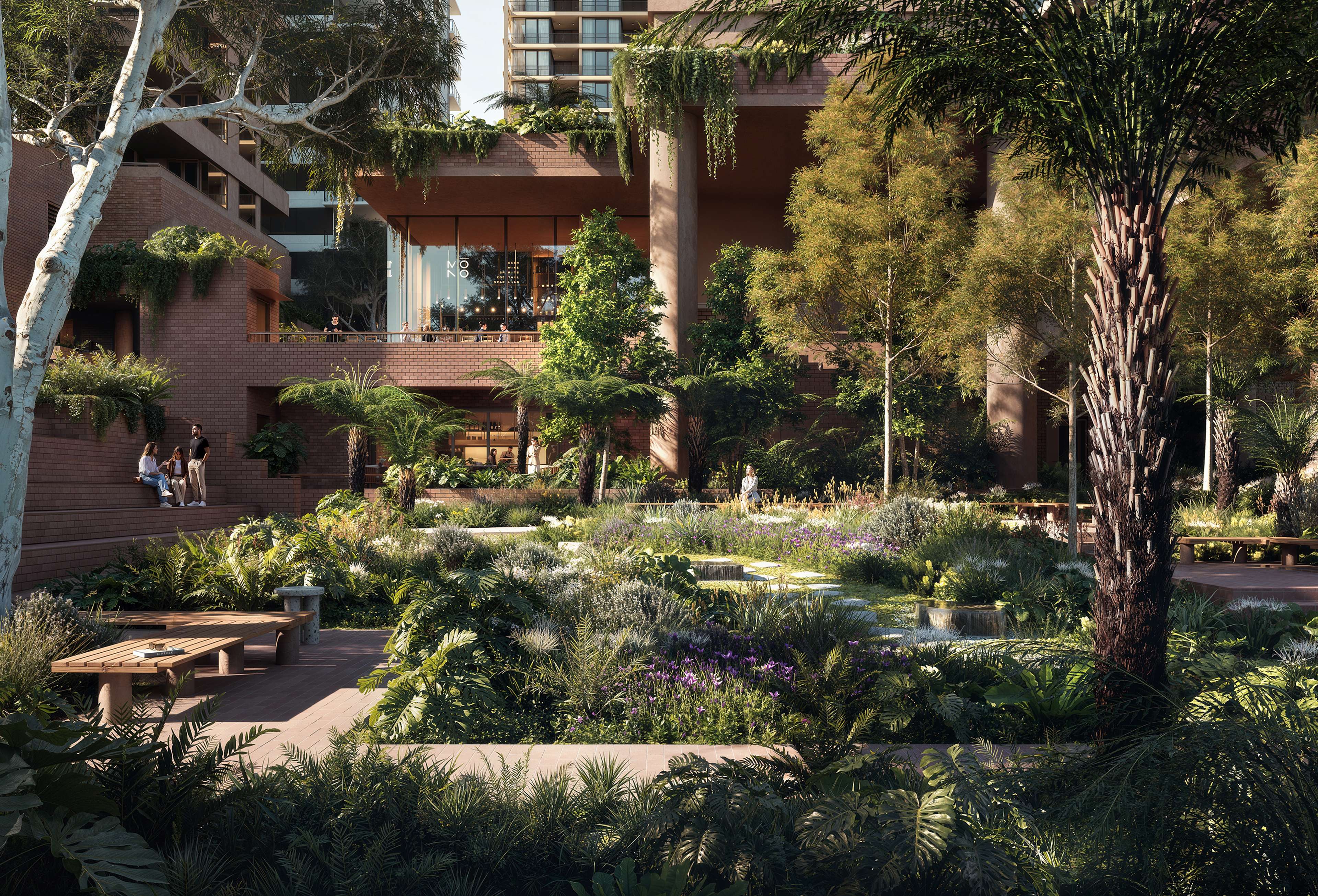 Sanctuary Park, an urban meadow at the heart of Sanctuary South Brisbane