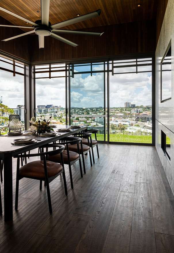 TreeHouse by Aria, residents' dining area in luxury apartment development located in the heart of West End.