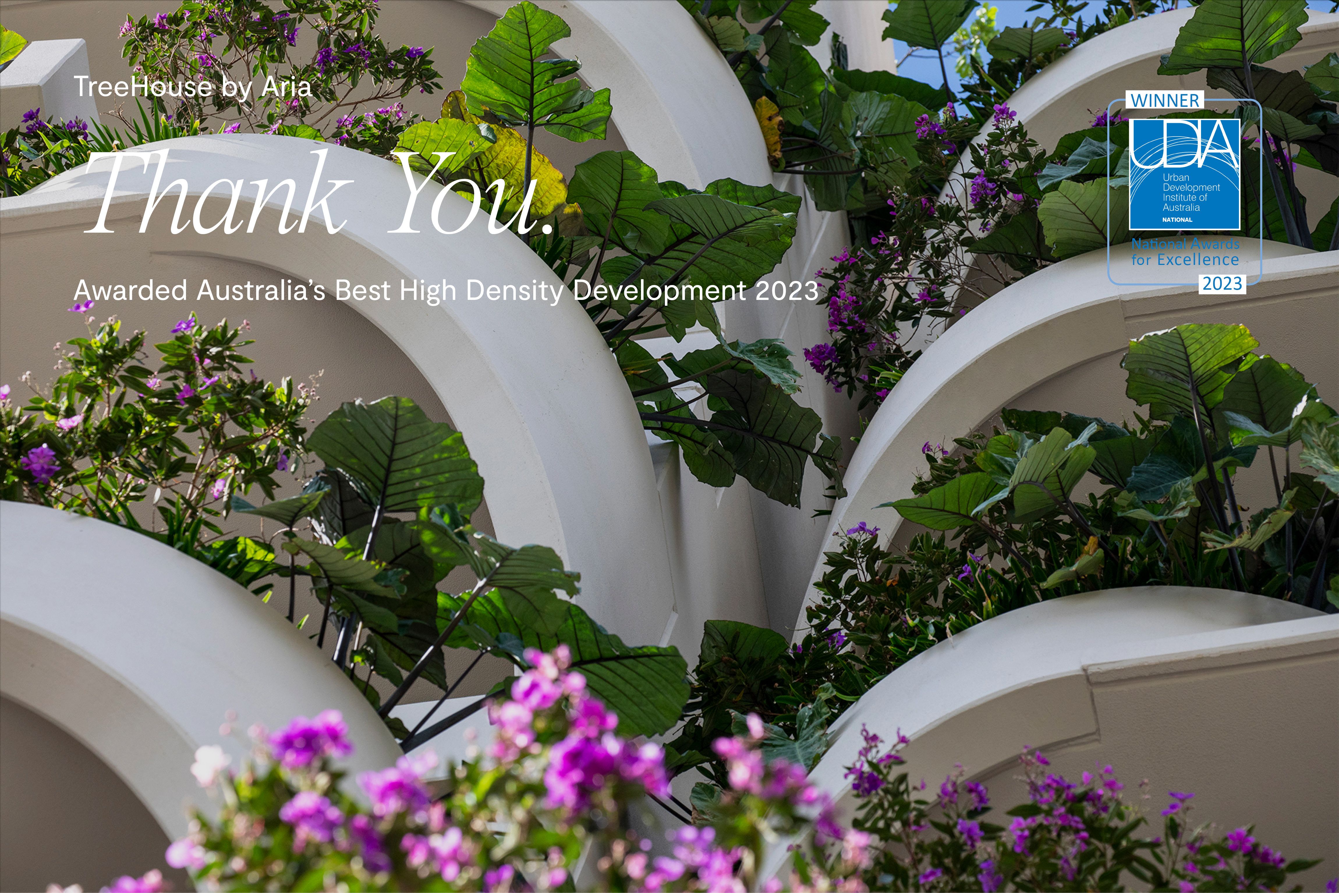 Aria’s TreeHouse Recognised as Best High-Density Project in Australia