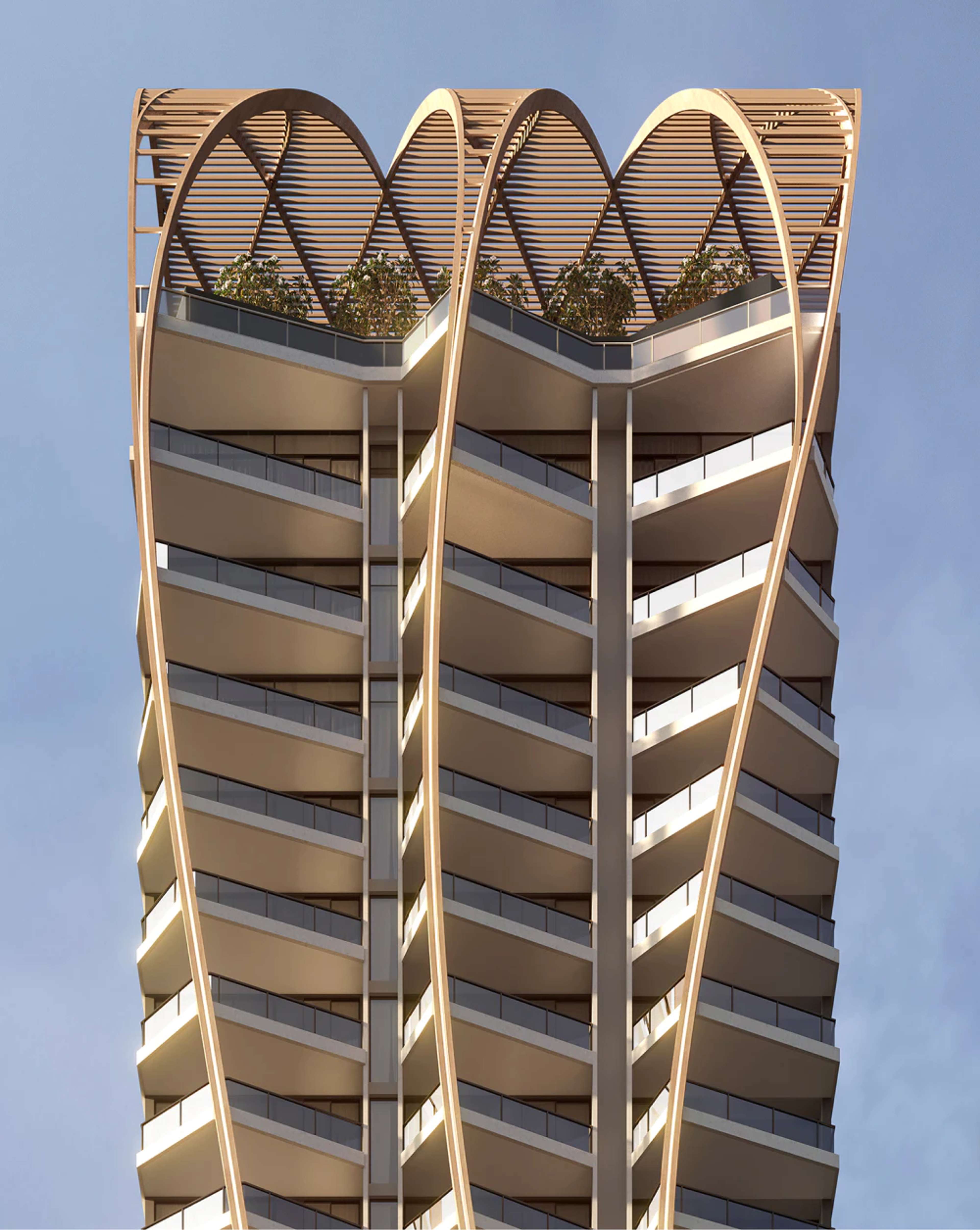 Upper House in South Brisbane Reaches Halfway Construction Milestone