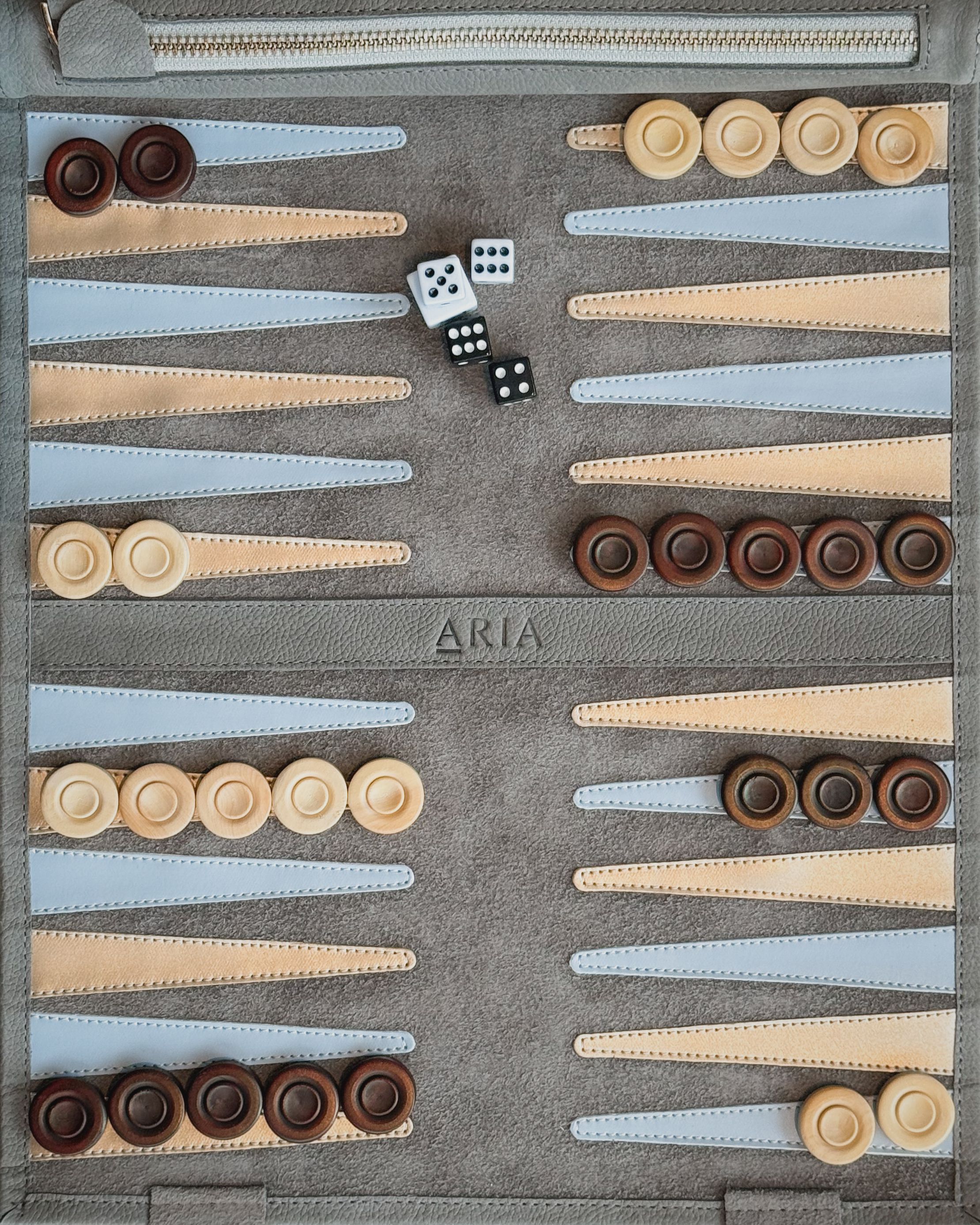 Aria's Luxury Backgammon Christmas Gift Set.