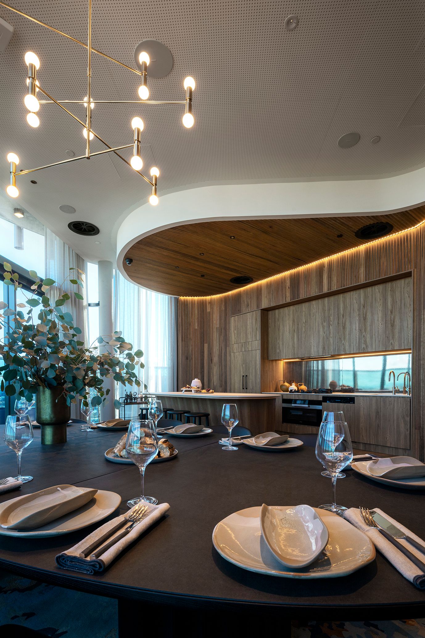 The Standard celebrates Aria's latest innovation and first Residents' Sky Lounge including a residents dining area.