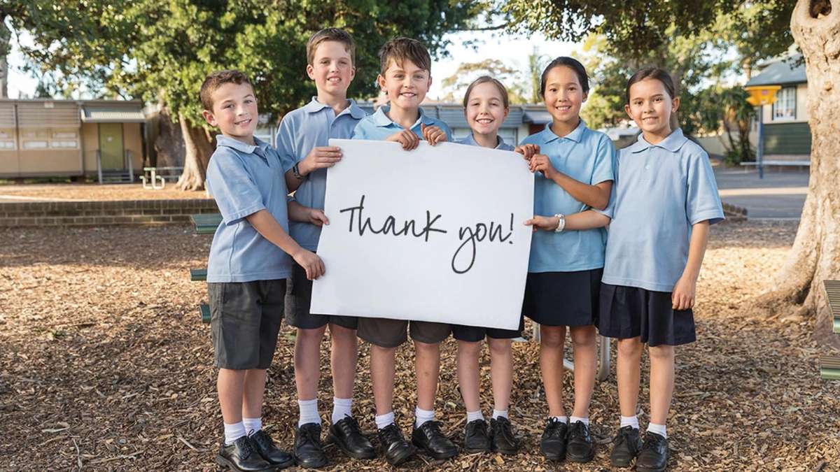 The Smith Family says thank you to Aria Property Group