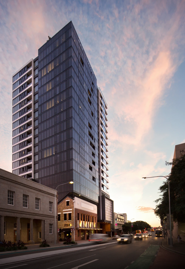 Standing as the gateway to South Brisbane, Austin is Aria’s landmark development on the corner of Fish Lane and Grey Street.