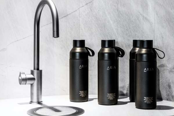 Aria Property new sustainable ocean bottles.
